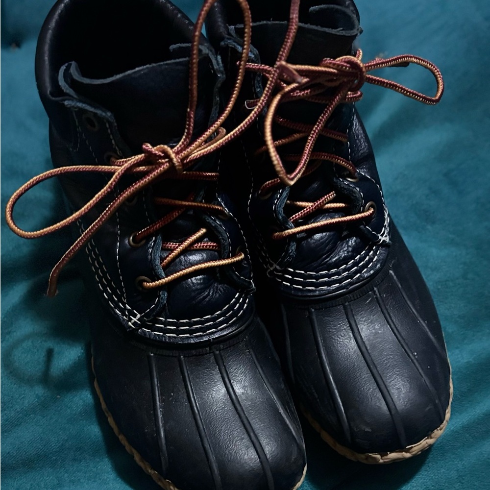 L.L. Bean W7 /Black Leather/Waterproof Hiking Boots